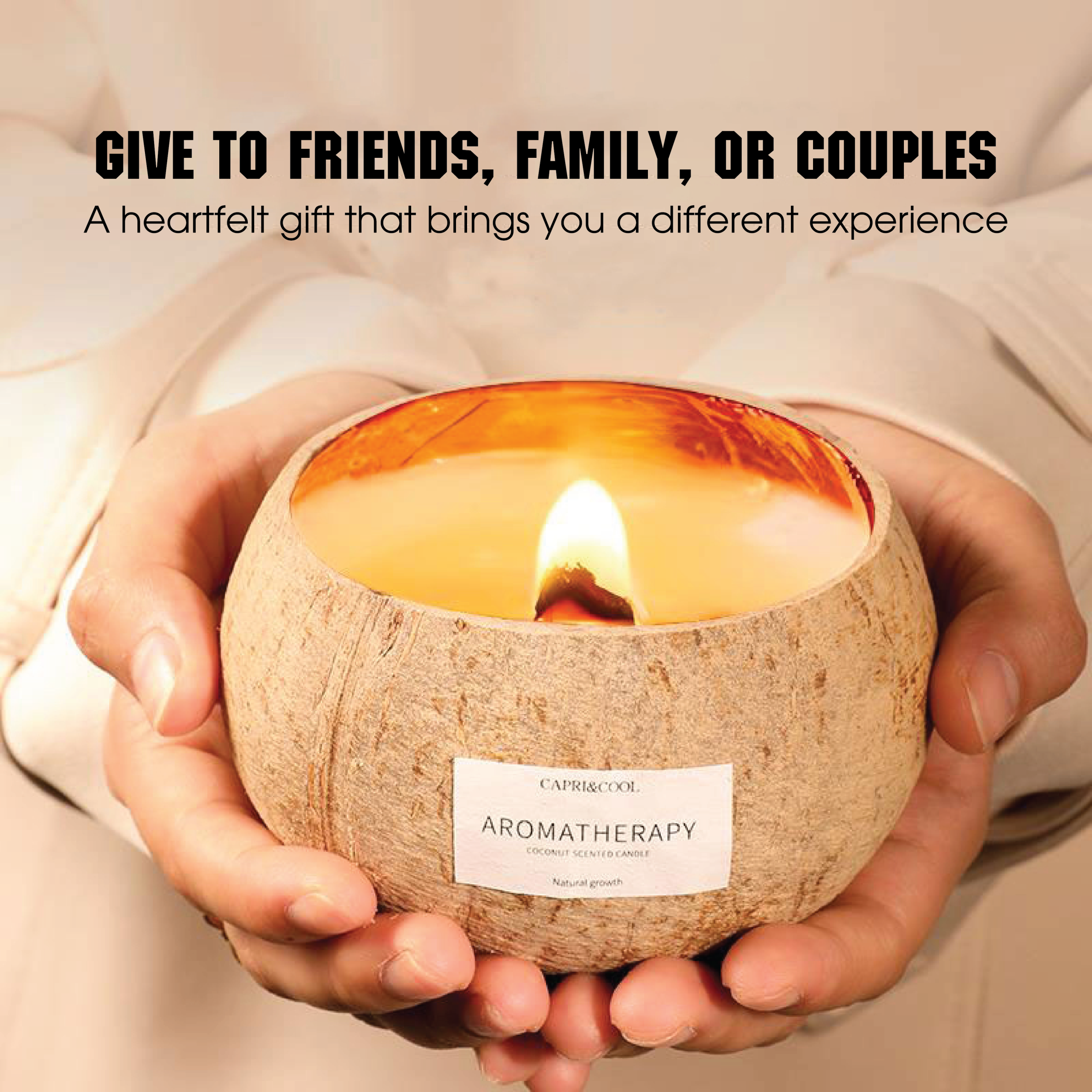 nến thơm vỏ dừa