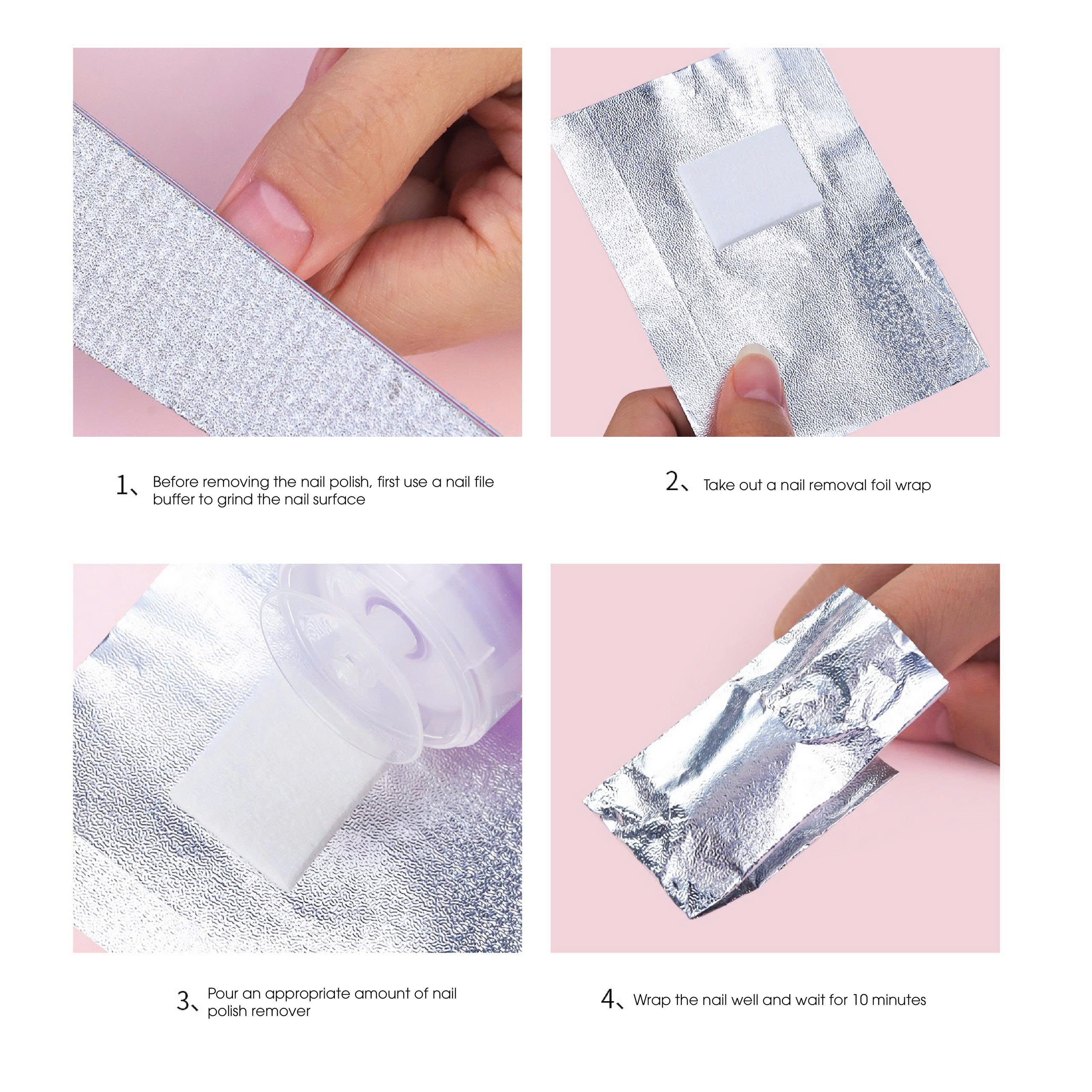 Giấy Bạc Tẩy Sơn Móng Tay – Bầu Trời Đầy Sao, Màu Bạc Thủy Ngân – Vật Dụng Thiết Yếu Cho Tiệm Nail