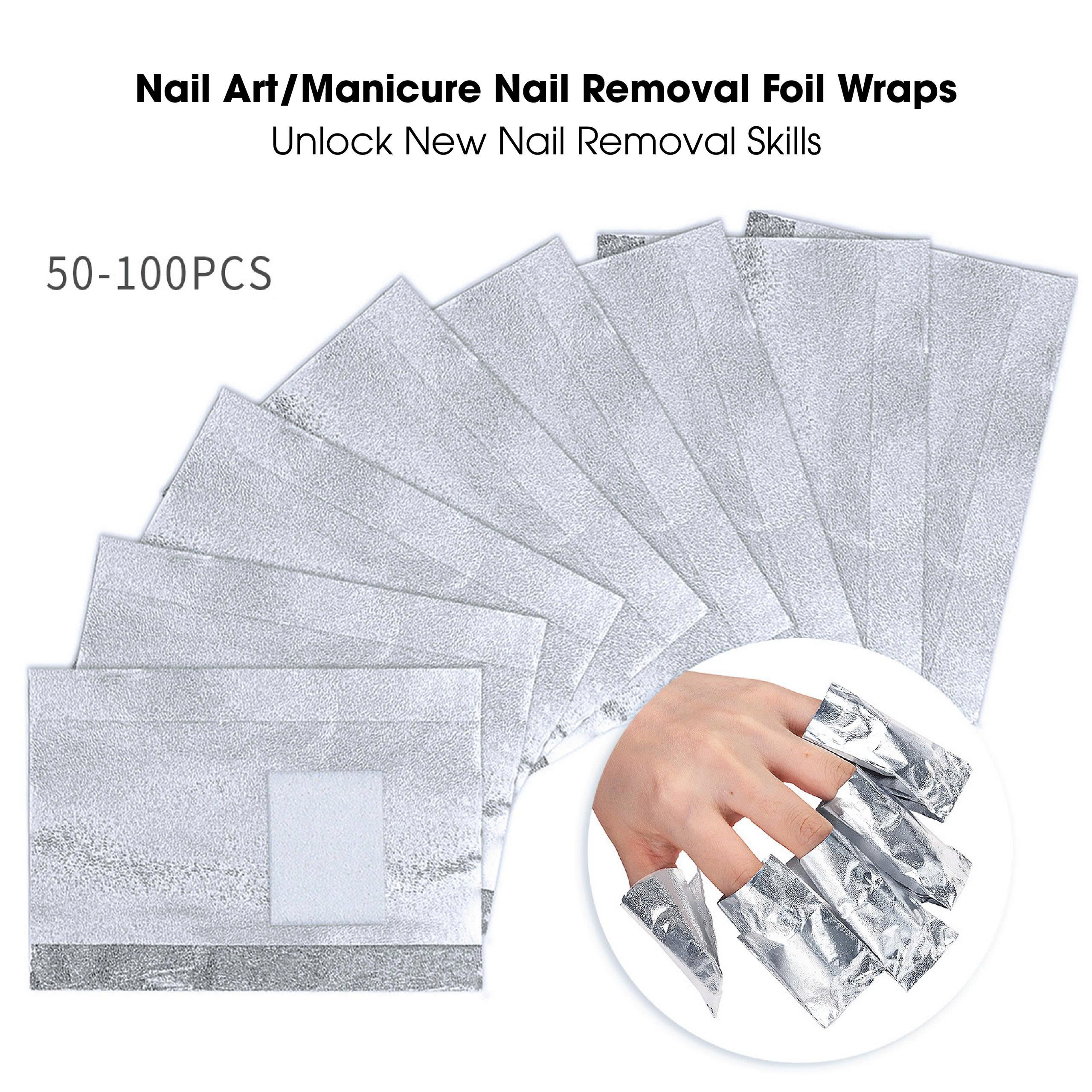 Giấy Bạc Tẩy Sơn Móng Tay – Bầu Trời Đầy Sao, Màu Bạc Thủy Ngân – Vật Dụng Thiết Yếu Cho Tiệm Nail